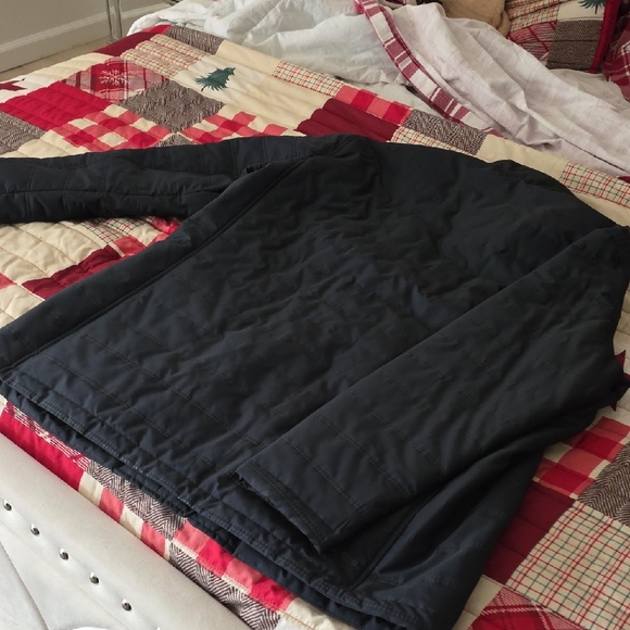 Johnston & Murphy Dark Blue Quilted Jacket with Brown Trim NWOT SZ XXL - Picture 13 of 13